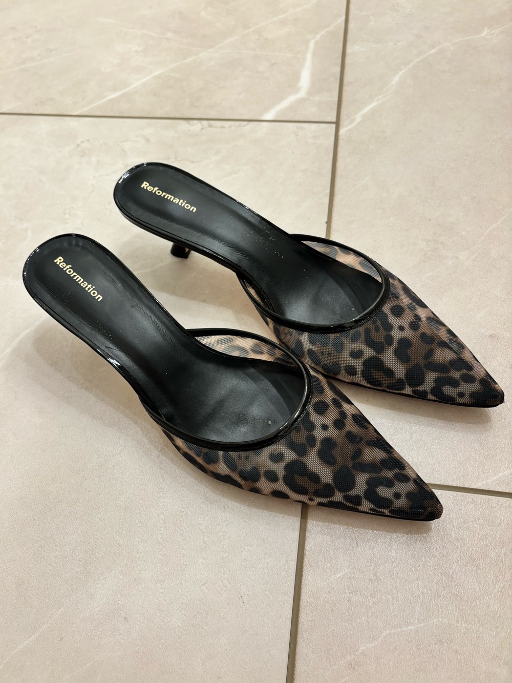 Reformation Wilda Kitten Heels